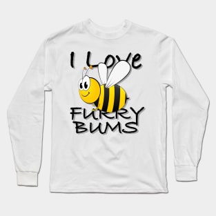 I Love Furry Bums BumbleBee Long Sleeve T-Shirt